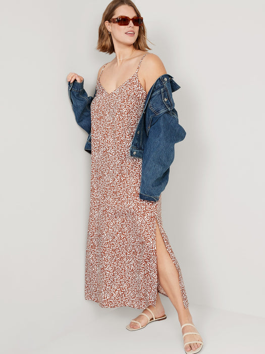 Tie-Back Maxi Slip Dress for Women