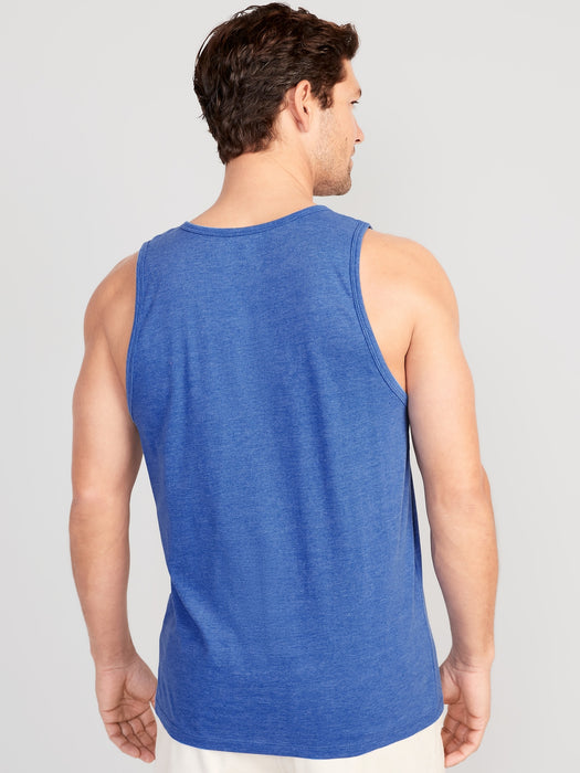 Soft-Washed Chest-Pocket Tank Top for Men
