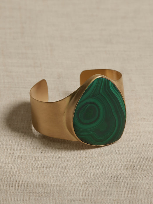 Malachite Statement Cuff | Aureus + Argent