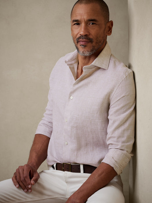 Terme Linen Dress Shirt