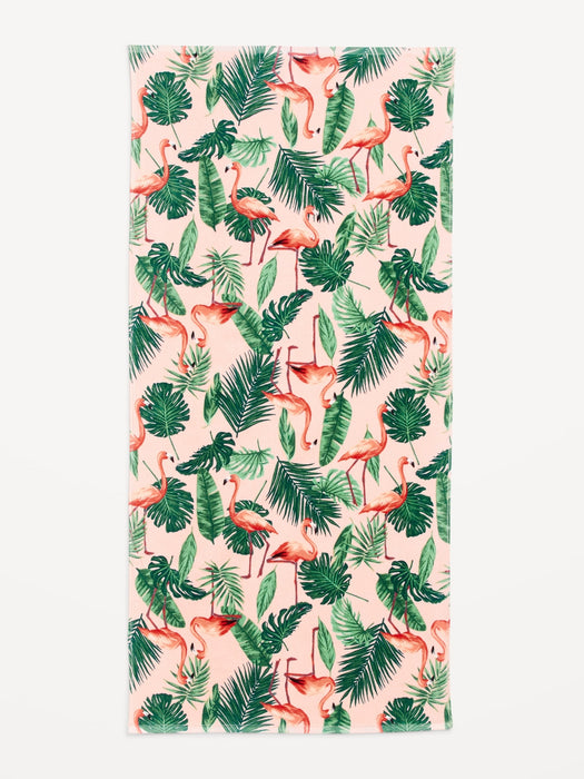 Printed Loop-Terry Beach Towel for the Family