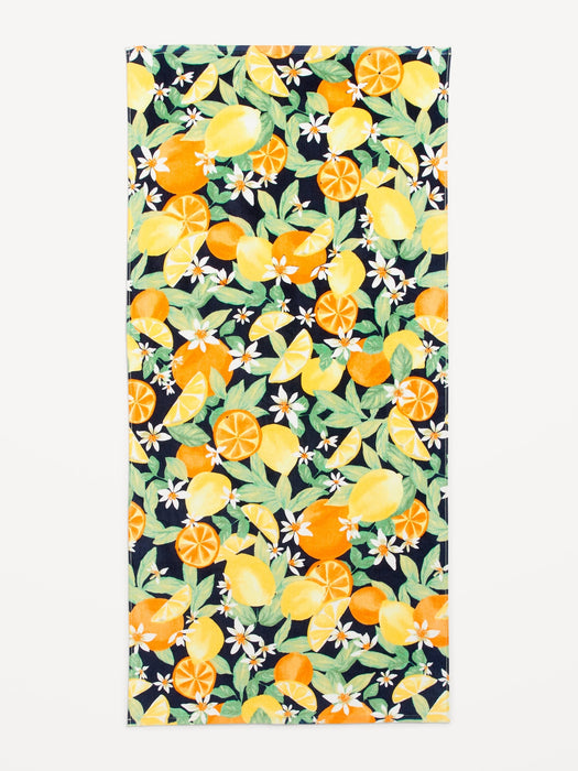 Printed Loop-Terry Beach Towel for the Family