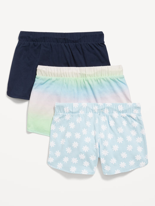 Dolphin-Hem Cheer Shorts 3-Pack for Girls