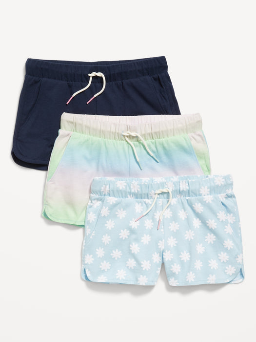 Dolphin-Hem Cheer Shorts 3-Pack for Girls