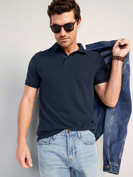 Slim-Fit Uniform Pique Polo for Men
