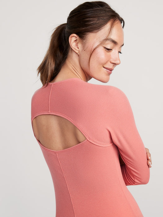 UltraLite Rib-Knit Bolero Top for Women