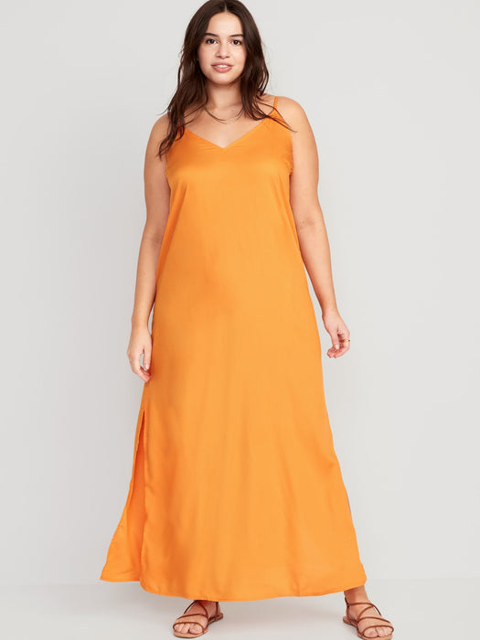 Tie-Back Maxi Slip Dress for Women