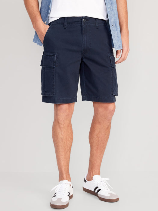 Relaxed Lived-In Cargo Shorts for Men -- 10-inch inseam