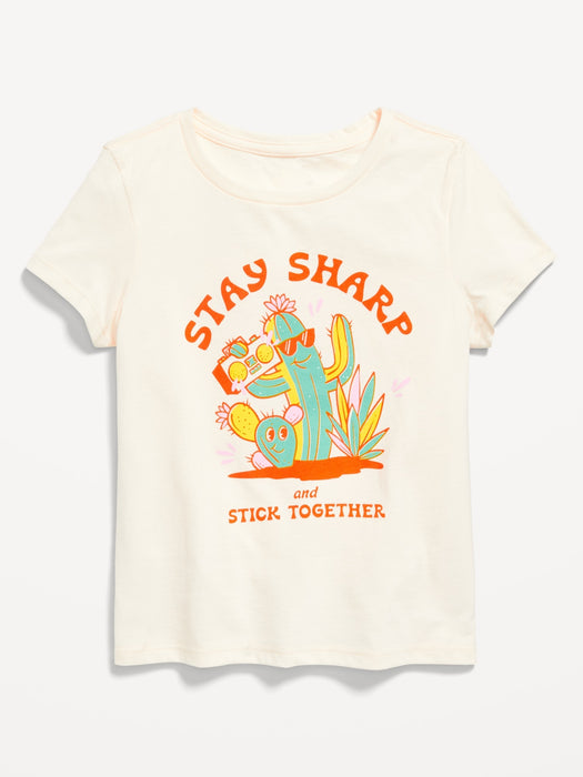 Short-Sleeve Graphic T-Shirt for Girls