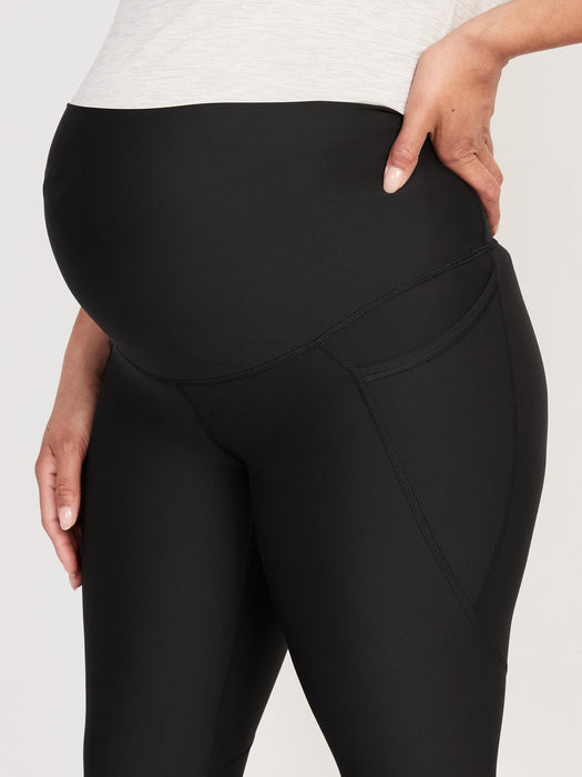 Maternity Full-Panel PowerSoft 7/8 Leggings