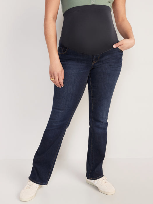 Maternity Full Panel Kicker Boot-Cut Jeans