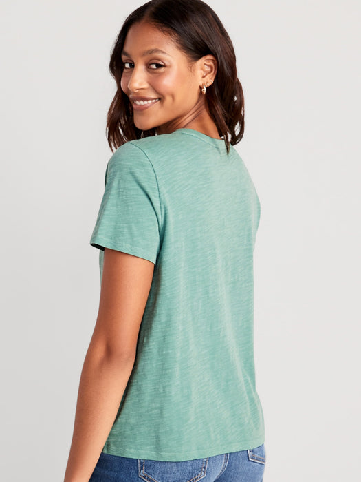 EveryWear Crew-Neck Slub-Knit T-Shirt