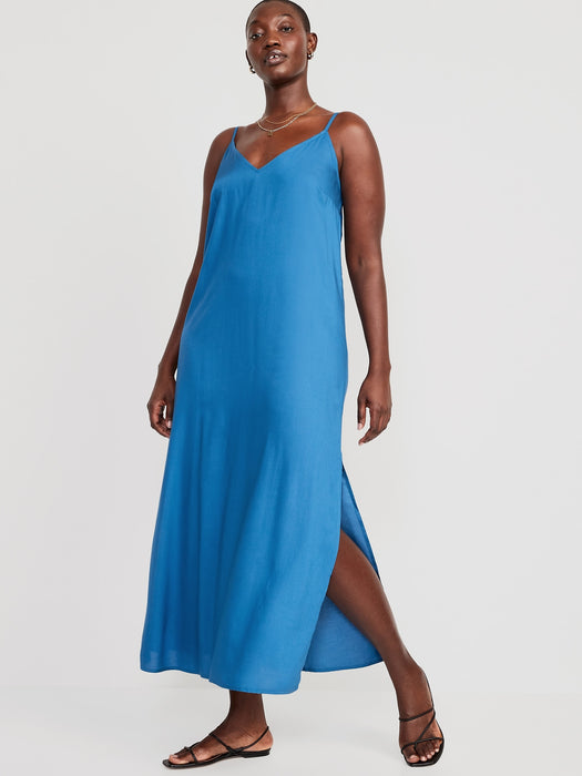 Tie-Back Maxi Slip Dress for Women