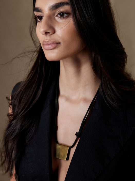 Kitab Leather Tablet Necklace | Hamimi