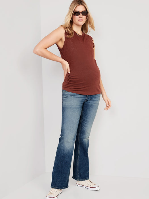 Maternity Full Panel Flare Jeans
