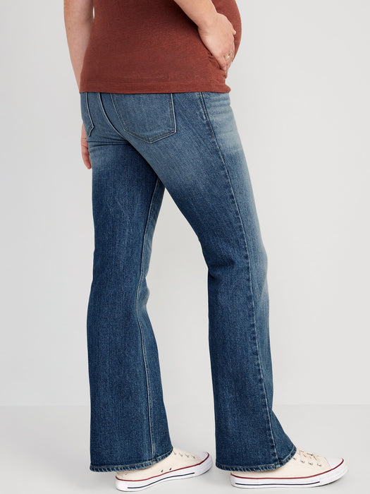 Maternity Full Panel Flare Jeans