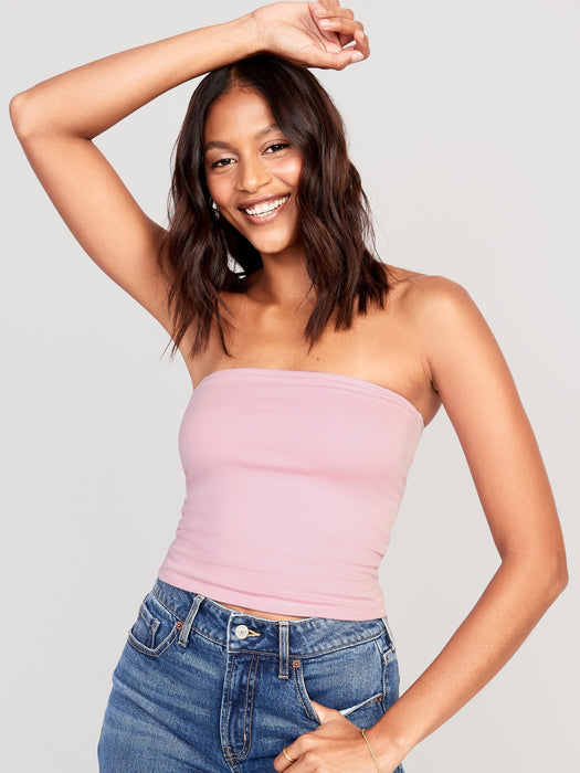 Cropped Tube Top for Women
