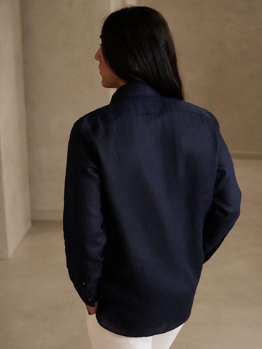 Deserto Linen Dress Shirt