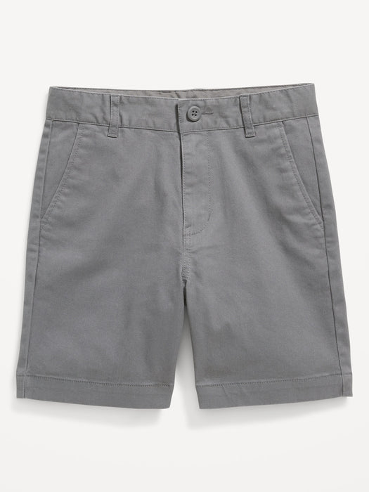 Built-In Flex Straight Twill Shorts for Boys (Above Knee)