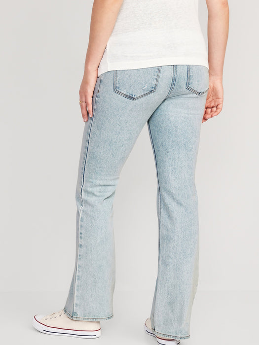 Maternity Full Panel Flare Jeans