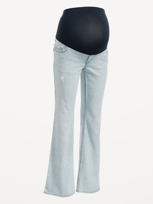 Maternity Full Panel Flare Jeans