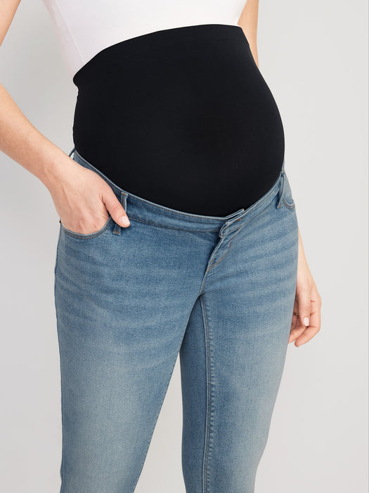 Maternity Premium Full Panel Rockstar Super Skinny Jeans