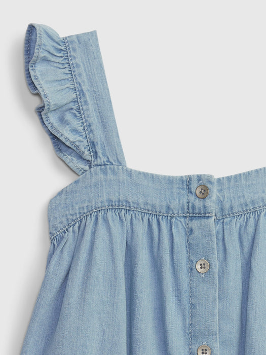 Toddler Denim Tank Top with Washwell