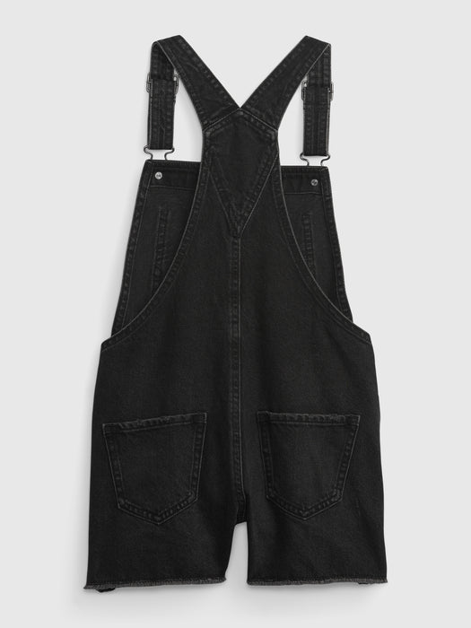Kids Denim Shortalls with Washwell