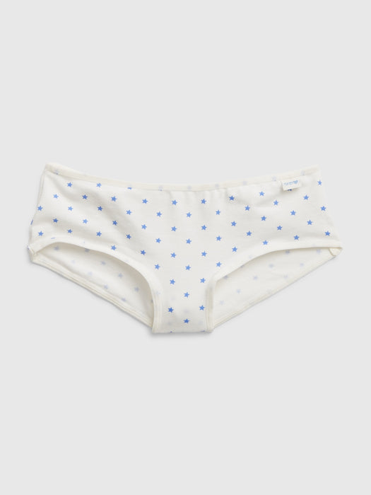 Kids Organic Cotton Stars and Stripes Bikini Briefs (5-Pack)