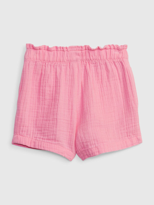 Toddler Crinkle Gauze Pull-On Shorts