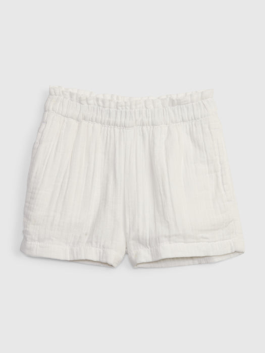 Toddler Crinkle Gauze Pull-On Shorts