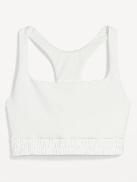 Light Support Dynamic Fleece Racerback Sports Bra for Women