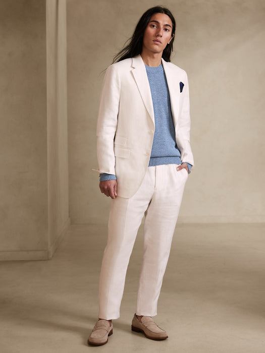 Villa Linen Twill Suit Jacket