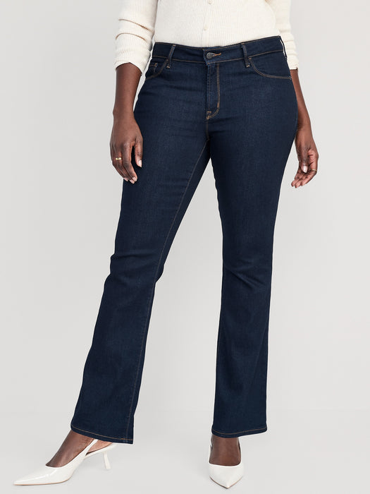 Mid-Rise Kicker Boot-Cut Jeans