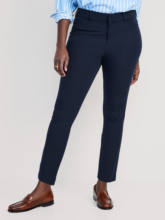 High-Waisted Pixie Skinny Ankle-Hose