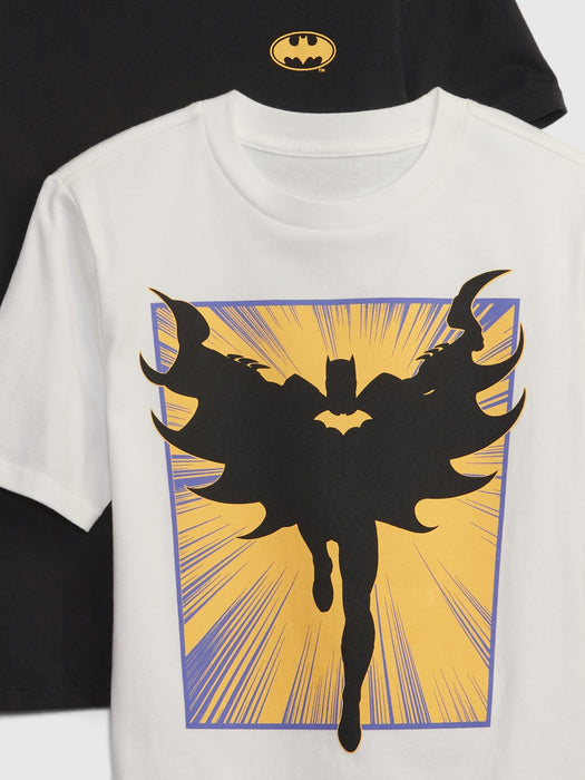 Kids 100% Organic Cotton Superhero Graphic T-Shirt (2-Pack)