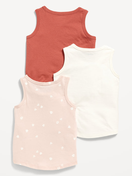 Tank Top 3-Pack for Toddler Girls