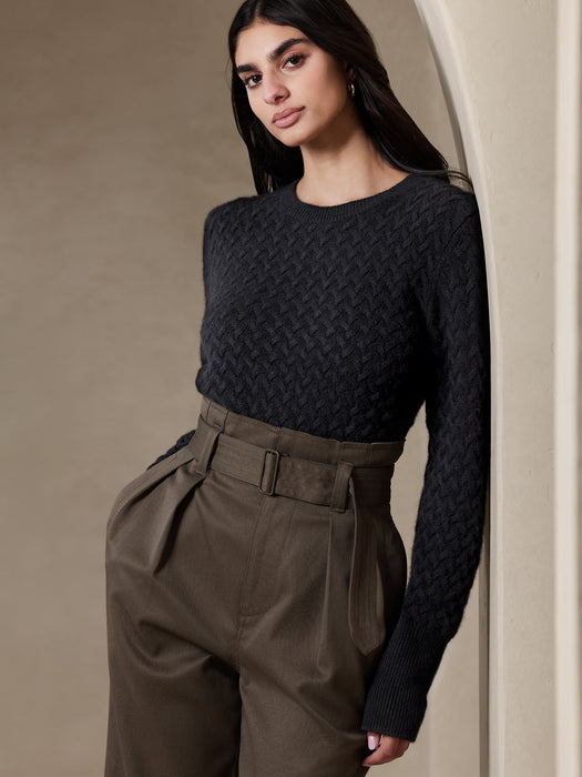 Volano Cashmere Cable Sweater