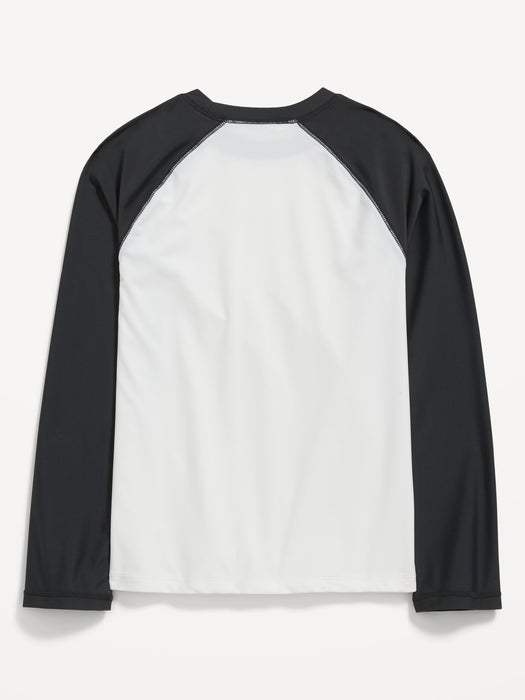 Long-Sleeve Swim UPF Rashguard for Boys