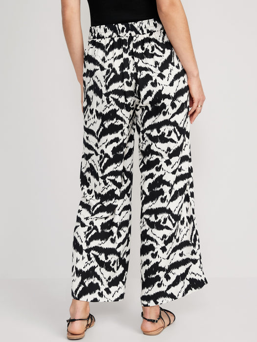 High-Waisted Playa Soft-Spun Wide-Leg Pants for Women