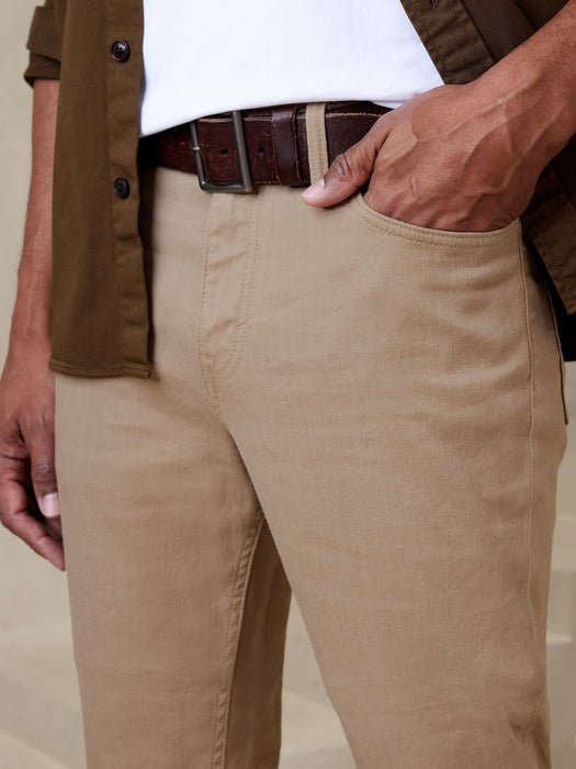 Slim Linen-Cotton Traveler Pant