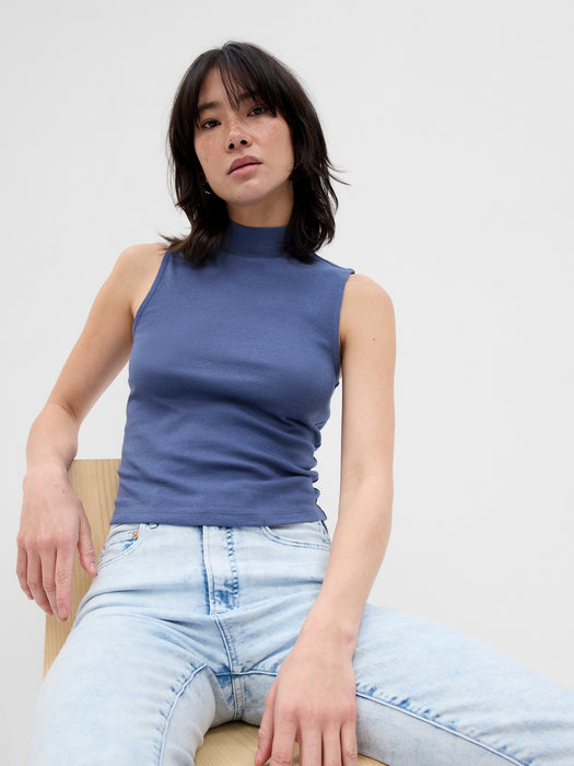 Modern Mockneck Tank Top