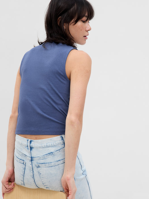 Modern Mockneck Tank Top