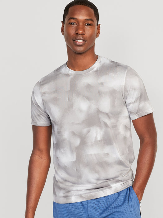 Go-Dry Cool Odor-Control Printed Core T-Shirt for Men