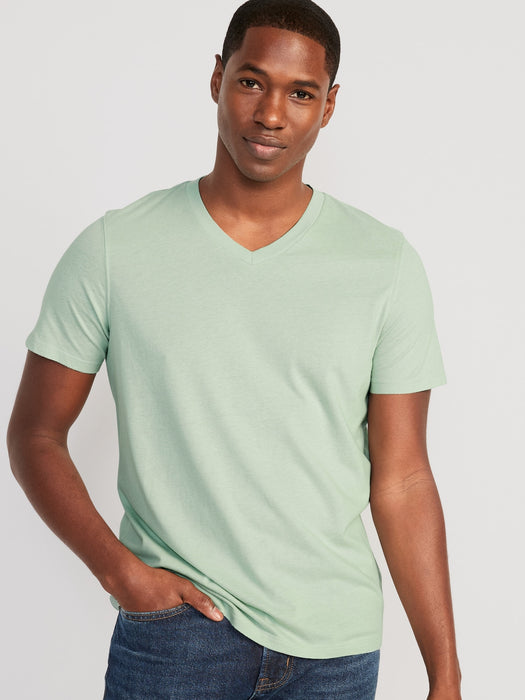 Soft-Washed V-Neck T-Shirt for Men