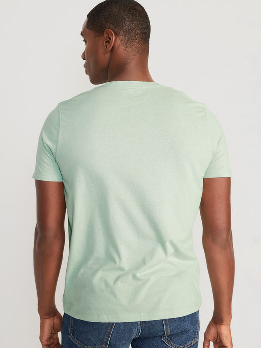 Soft-Washed V-Neck T-Shirt for Men