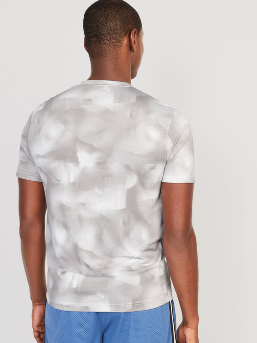 Go-Dry Cool Odor-Control Printed Core T-Shirt for Men