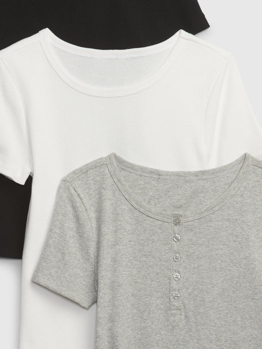 Kids Rib T-Shirt (3-Pack)