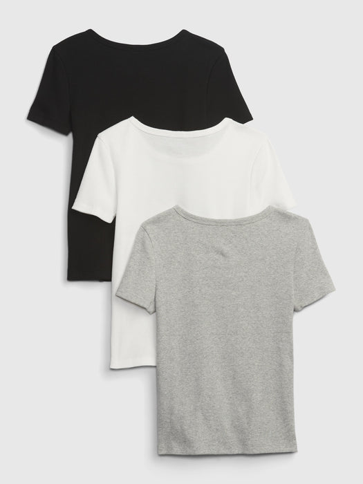 Kids Rib T-Shirt (3-Pack)