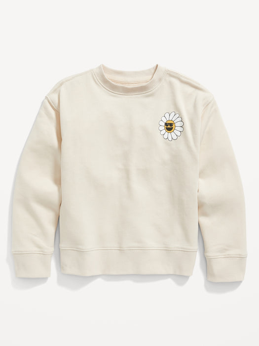 Graphic Gender-Neutral Crew-Neck Sweatshirt for Kids